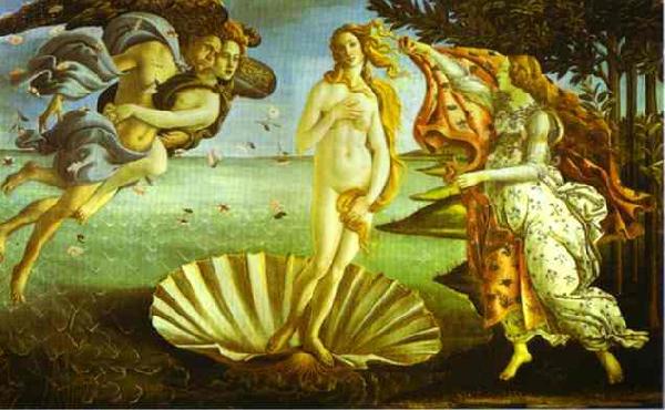 Sandro Botticelli Birth of Venus oil painting image